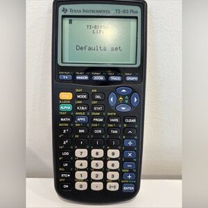 TI-83 Plus Calculator Texas Instruments Graphing No Cover *Tested & Working*